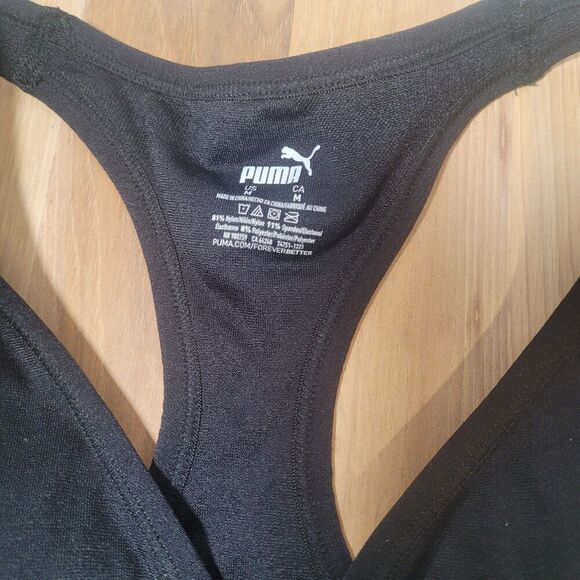 (2) Styles - BUNDLE Puma Women's Seamless Sports Bra Black‎ Medium - Picture 4 of 7
